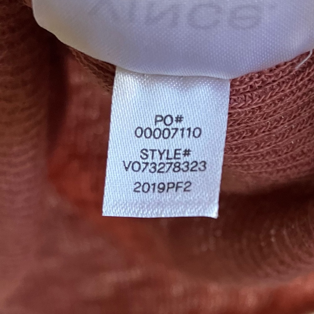 Vince Ribbed Knit Sweater Size S 100% Wool Dusty Rose Crewneck Jumper Fall Cozy - Picture 8 of 9